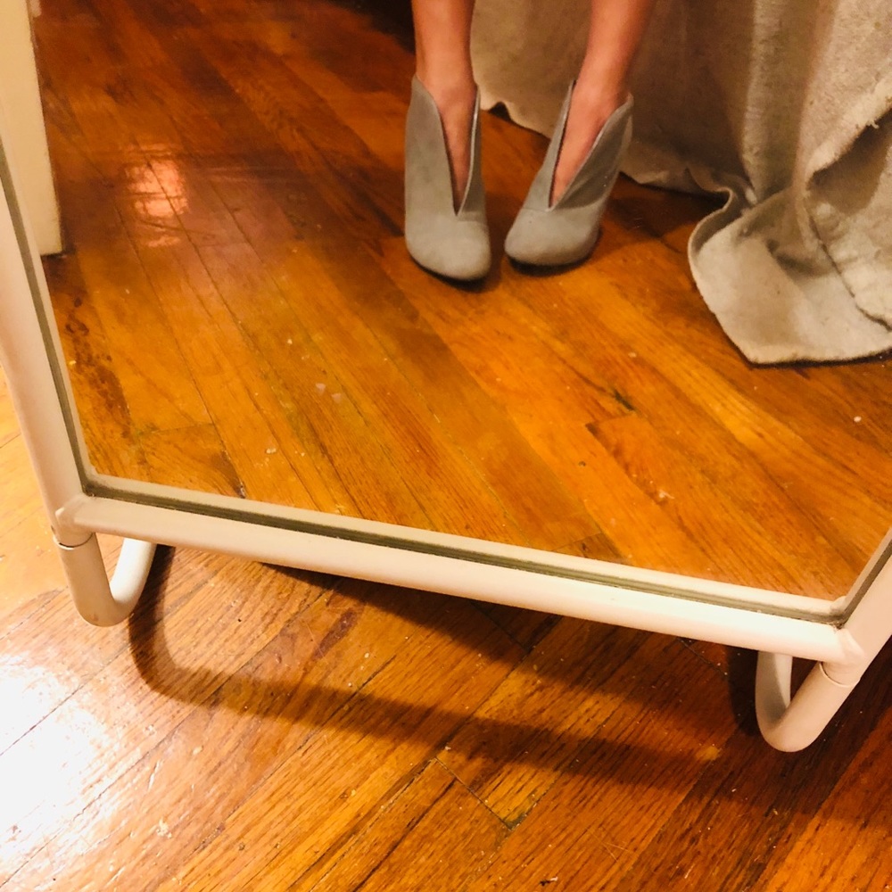 Gray Heeled Booties - image 6